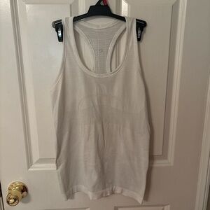 Lululemon Athletica White Swiftly Tank Top